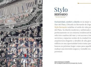 Departamento de 2 ambientes, Mar del Plata · En Venta, Departamentos en Pozo, Edificio Stylo Bernardo, Zona Playa Grande.