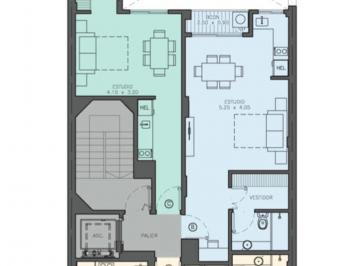 Departamento · 29m² · 1 Ambiente · Venta Villa Crespo Mono a Estrenar Cfte Apto Prof