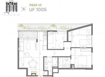 Departamento · 68m² · 4 Ambientes · Uruguay - Montevideo Dptos Terminados Entrega Inmediata