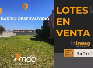 Terreno · 688m² · Dos Lotes E Venta en Barrio Observatorio
