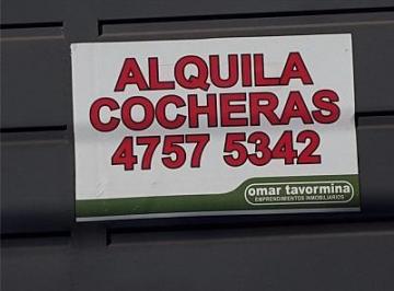 Garage , Tres de Febrero · Saenz Peña Espacio Fijo Cubierto Para Automotor
