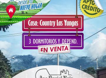 Casa · 300m² · 3 Dormitorios · 1 Cochera · Casa 3 Dorm. en Las Yungas