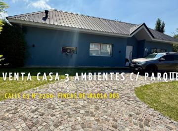Casa · 156m² · 3 Ambientes · 1 Cochera · Casa en Venta Fincas de Iraola