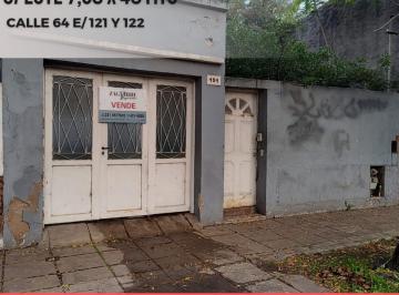 Casa de 4 ambientes, La Plata · Calle 64 E/ 121 y 122. Vendo Casa S/ Lote 7,50 X 40 m