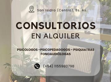 Consultorio de 1 ambiente, San Isidro · Alquiler de Consultorios