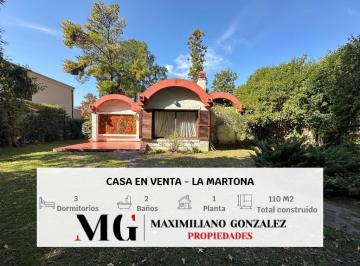 Casa · 110m² · 4 Ambientes · 2 Cocheras · Casa en Venta, 4 Ambientes - Country Club de Campo La Martona Cañuelas