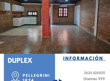 Casa · 2 Dormitorios · 1 Cochera · Dúplex Casa en Pellegrini 1824
