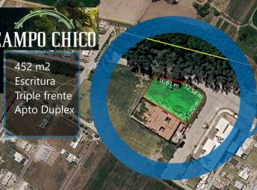 Terreno , Córdoba · Venta. Campo Chico Lote Especial de 451 m² Apto Duplex.