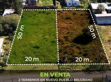 Terreno , Gualeguaychú · 2 Terrenos en Venta en Nuevo Pueblo Belgrano, Gualeguaychú.