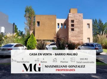 Casa · 200m² · 4 Ambientes · Casa en Venta, 4 Ambientes - Malibu Canning Ezeiza San Vicente