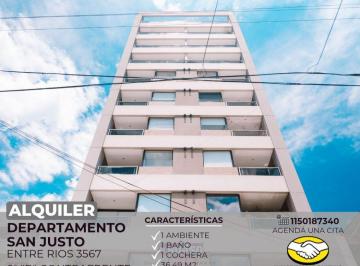 RUS-RUS-10285_2 · Alquiler Monoambiente con Cochera - San Justo