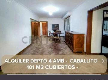 Departamento · 94m² · 4 Ambientes · Alquiler Departamento Caballito 4 Ambientes