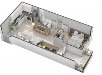 Departamento de 2 ambientes, Córdoba · Mid Fader – 1 Dormitorio Contrafrente – 51 m² Para Invertir Inteligente
