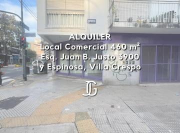 Local comercial , Villa Crespo · Oportunidad! Excelente Local 460 m² en Doble Esquina Juan B. Justo y Espinosa