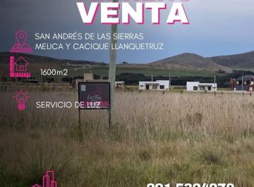 Terreno , Tornquist · Terreno San Andres de Las Sierras