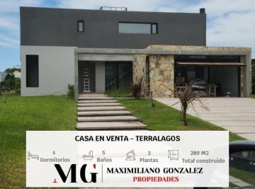 Casa · 289m² · 5 Ambientes · 1 Cochera · Casa Venta Terralagos Canning