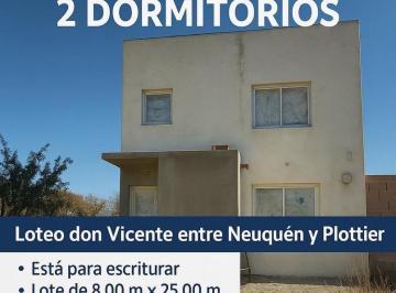 PH · 80m² · 3 Ambientes · Duplex a Terminar en Loteo Don Vicente, Neuquen