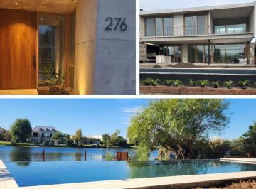 Casa · 330m² · 8 Ambientes · 2 Cocheras · Barbarita a La Laguna - Increíble Casa de Diseño en Alquiler - 4 Suites, Play, Escritorio, Dpcia