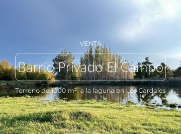 Terreno · 1000m² · Terreno en Venta, Barrio Privado El Campo, Los Cardales