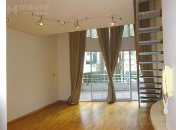 Departamento · 60m² · 2 Ambientes · 1 Cochera · Loft en Alquiler en Las Cañitas con Cochera Fija.