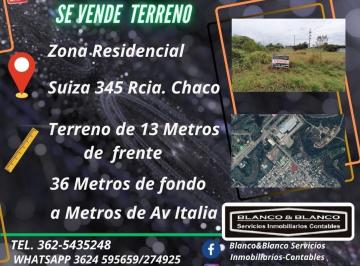 Terreno · 468m² · Se Vende Terreno en Resistencia a m de Shoping Sarmient