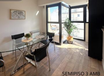 Departamento · 75m² · 3 Ambientes · Semipiso de Tres Ambientes en Zona Guemes. Mar del Plata