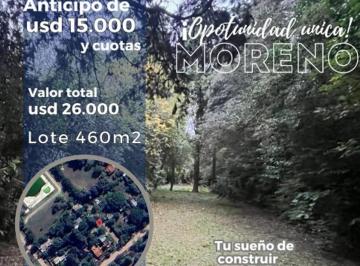 Terreno · 460m² · En Venta Lote en Moreno