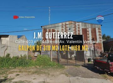 Bodega-Galpón · 318m² · Galpon en Venta de 318 m² Sobre Lote de 1168 m²