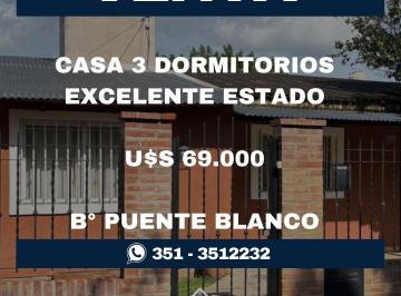 Casa de 6 ambientes, Córdoba · Casa en Venta B° Puente Blanco - a m de Av Don Bosco y Félix Paz