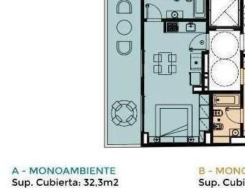 Departamento · 32m² · 1 Ambiente · Ruiz Huidobro Al 2300, Departamento Monoambiente con Balcon Terraza, Nuñez, Posibilidad Financiación