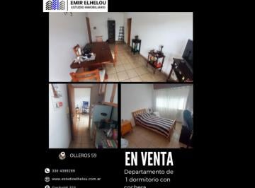 Departamento · 38m² · 2 Ambientes · 1 Cochera · Departamento Ubicado en Olleros 59, Esquina Mitre