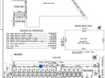 Terreno · 406m² · Terreno en Venta Barrio Cerrado El Vivero