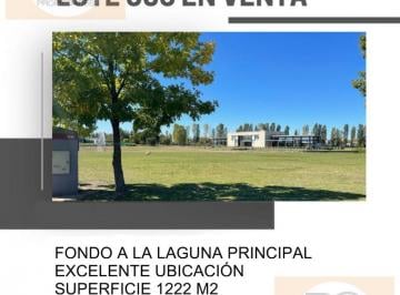 Terreno · 1222m² · Terreno Premium Al Lago en Terravista, General Rodríguez, Buenos Aires