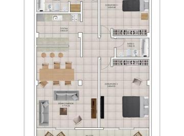 Departamento · 105m² · 3 Ambientes · Venta de Departamento Semipisos en Pozo - Centro de Neuquén