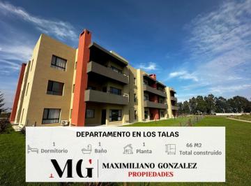 Departamento · 68m² · 2 Ambientes · 1 Cochera · Departamento en Venta y Alquiler, 2 Ambientes - Los Talas, Canning