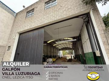 RUS-RUS-10385_2 · Alquiler Galpón 268 m² Villa Luzuriaga