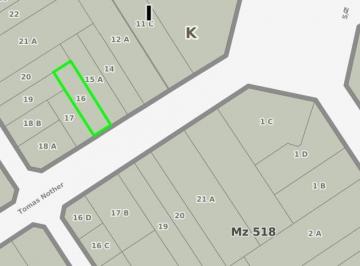 Terreno , Almirante Brown · Lote en Venta Sobre Calle Nother Entre de Kay y Carlos Pellegrini