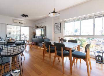 Living Comedor · Departamento de 3 Ambientes Sobre La Av Martín García con Cochera y Amenities