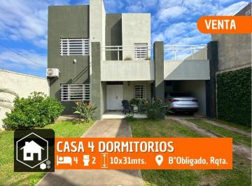 Casa de 8 ambientes, Reconquista · Casa de 4 Dorm. - B° Obligado - Reconquista