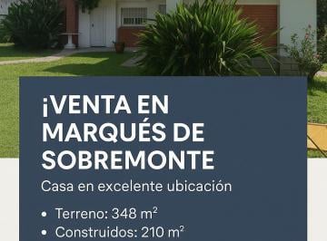 Casa de 5 ambientes, Córdoba · Se Vende Casa en Marques de Sobremonte