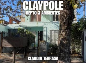Departamento · 55m² · 3 Ambientes · 1 Cochera · Depto Tres Amb en Venta en Claypole