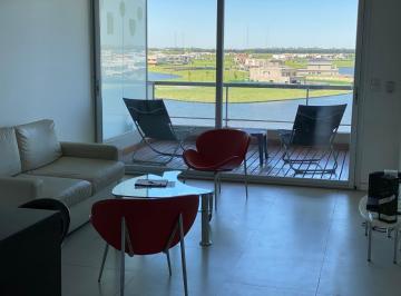 Departamento · 45m² · 2 Ambientes · 1 Cochera · Departamento 2 Ambientes con Vista Panorámica Al Lago Central en Qbay Islas del Golf Nordelta