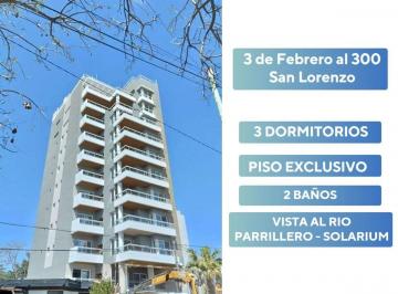 Departamento · 110m² · 4 Ambientes · 1 Cochera · Depto Venta 3 Dorm. Piso Exclusivo Vista Rio