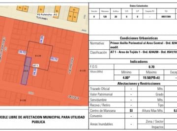 Terreno · 487m² · Venta/permuta - Terreno Para Constructora de 487 m². Pichincha, Rosario.