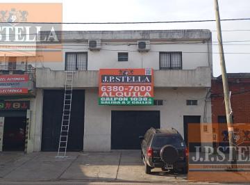 Bodega-Galpón · 1038m² · Galpón Losa y Parabólico 1038 m² C/ Frente y Salida a 2 Calles - Ciudad Madero