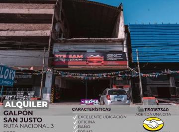 RUS-RUS-10373_2 · Alquiler Galpón 500 m² San Justo