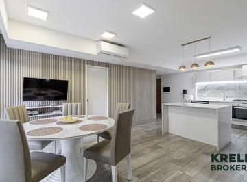 Cocina comedor diario · Departamento en Flores