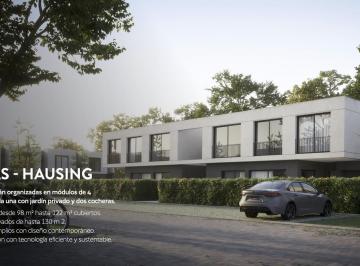 Casa · 108m² · 4 Ambientes · 2 Cocheras · Casa con Jardin en Condominio Ayres Haus Benavidez
