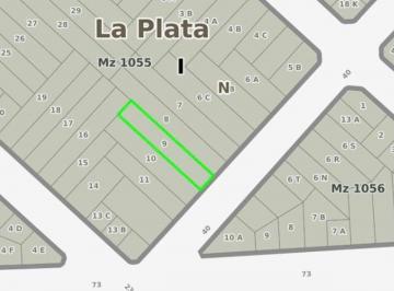 Terreno · 408m² · Lote en Venta en La Plata