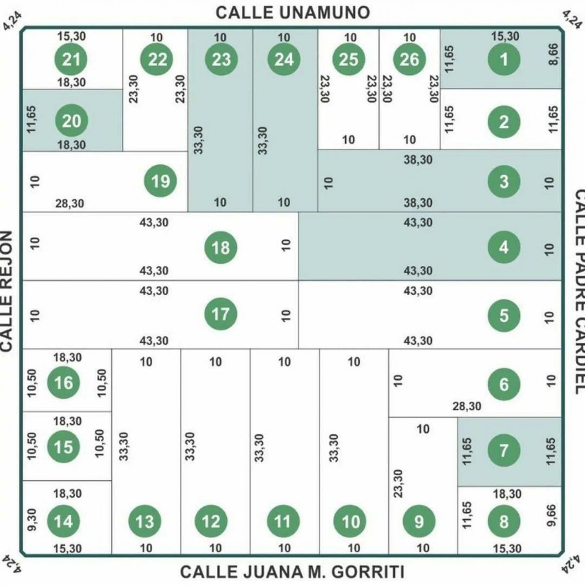 Ultimos lotes disponibles - barrio los pinares